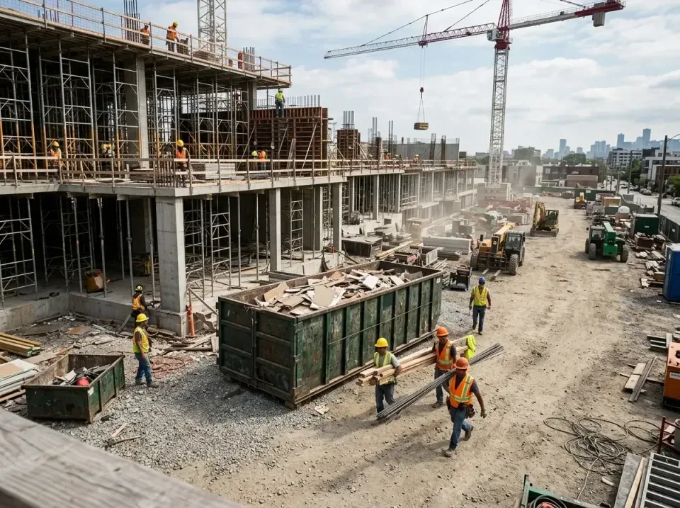 commercial-construction-site-w-002 — frequently asked questions, Low Cost Construction Dumpster Rental in Franklin Lakes, NJ